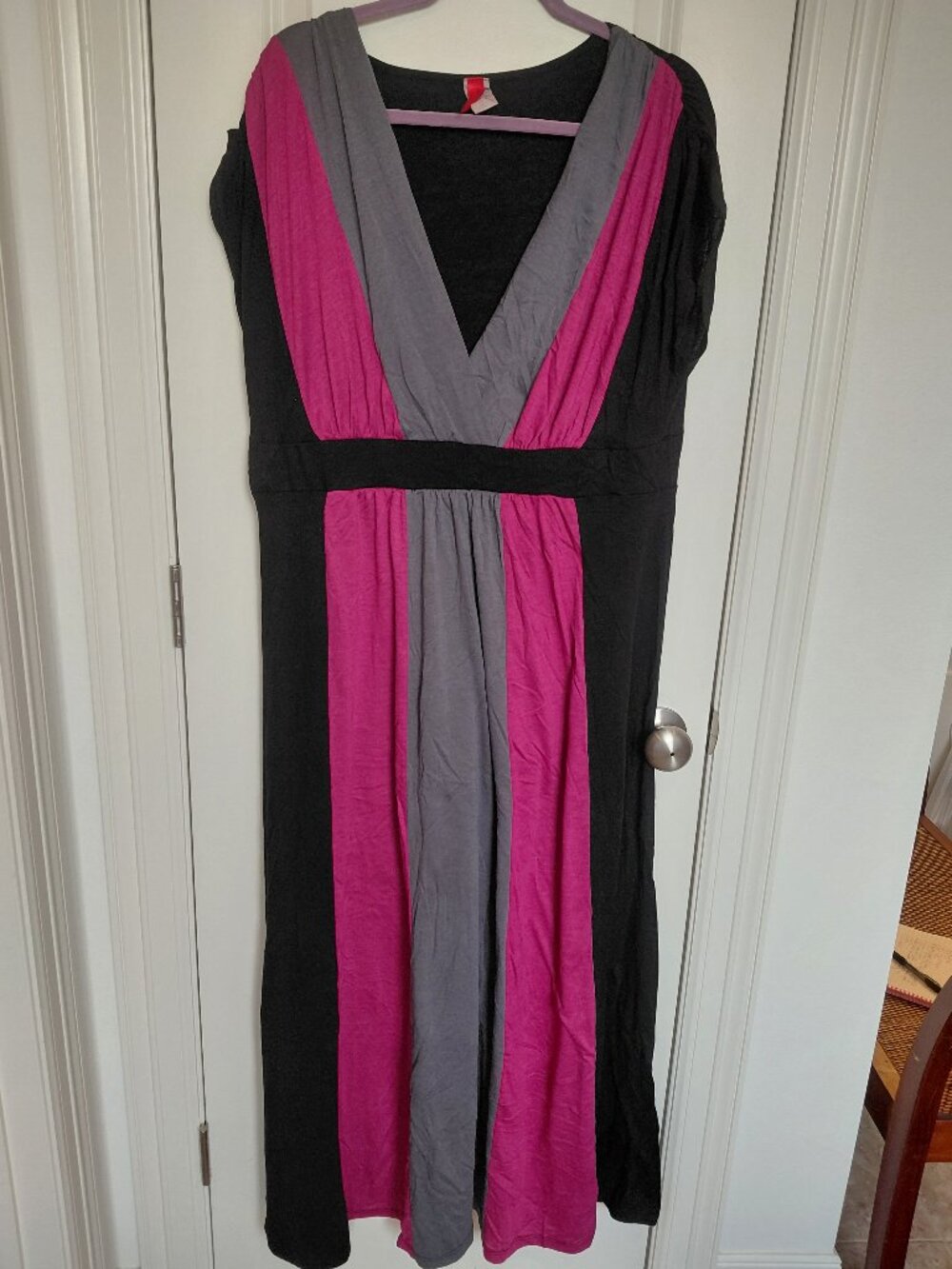 Multi-Striped Maxi Dress
